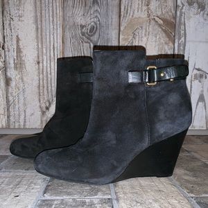 Coach Wedge Booties size 10